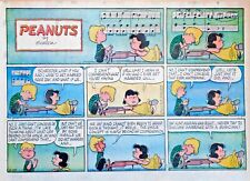 Peanuts by Charles Schulz - large half-page Sunday color comic - Feb. 24, 1963