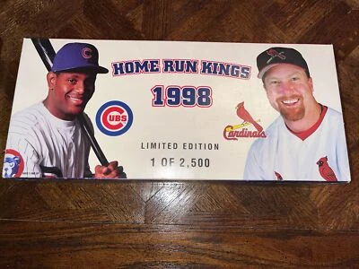 Home Run Kings 1998 | Sammy Sosa Chicago Cubs #66 & Mark McGwire Cardinals #70 | - Image 1 of 4