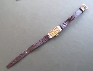Antique Australian Hantily 9ct Rose Gold Ladies Wrist Watch Swiss Peseux Movt. - Picture 1 of 20