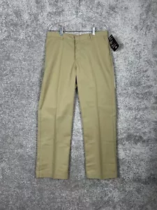 Dickies flat front pants classic fit girls Size 20 Reg 32x27.5 School Uniform - Picture 1 of 15