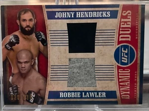 JOHNY HENDRICKS / ROBBIE LAWLER 2015 Topps UFC Knockout Dynamic Duels 029/188 - Picture 1 of 1