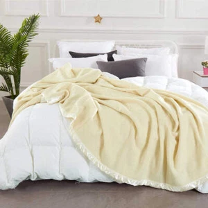 Alastairs Australian Merino Wool Blanket Cream - King - Picture 1 of 1