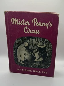 Antique Book Mister Penny's Circus by Marie Hall Ets 1961 HC Children's Vintage - Imagen 1 de 8