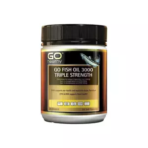 GO Healthy Fish 3000 Triple Strength Softgel 150 Capsules - Picture 1 of 1