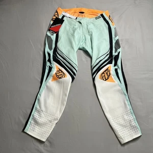 Troy Lee Designs TLD SE Pro Pants Men 34x28 Bleached Aqua Off-Road Motocross B - Bild 1 von 17