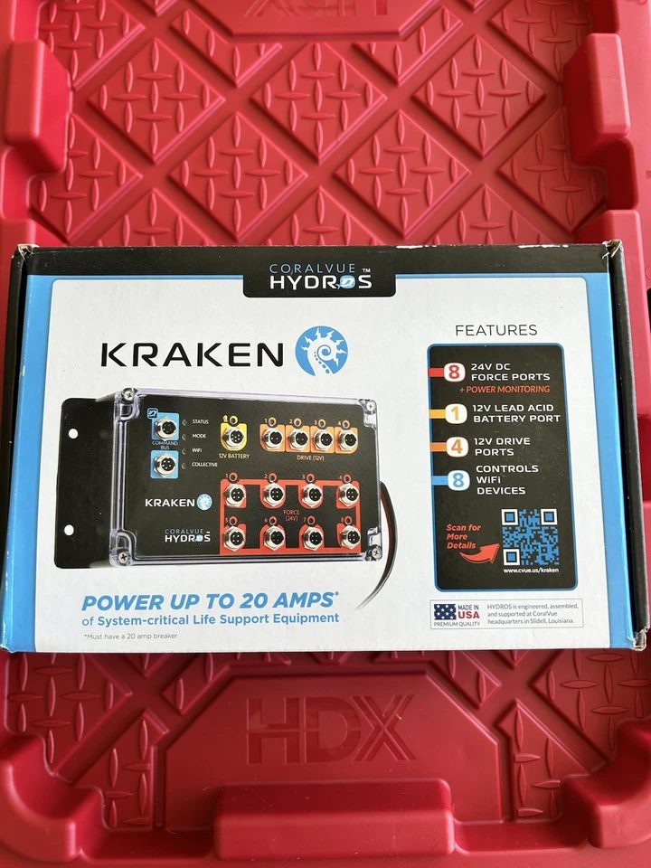 Sistema de control Coralvue Hydros para acuarios Kraken  Foto 1 de 1