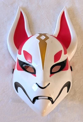Fortnite Drift Fox Mask Adult Teen Plastic Cosplay Halloween - Image 1 of 4