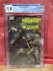 Predator vs Wolverine #1 Rare Barends Variant CGC 9.8 NM/M Gorgeous Gem Graded - Picture 1 of 5