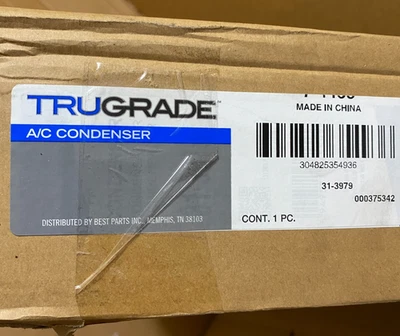 Aluminum A/C Condenser 3979 For 2012-2013 Hyundai Accent Veloster Kia Rio 1.6L - Image 1 of 4