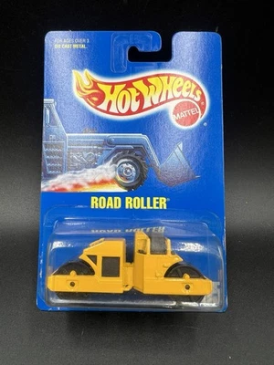 Hot Wheels Road Roller Yellow 1992 Mainline #55 MIP - Image 1 of 3