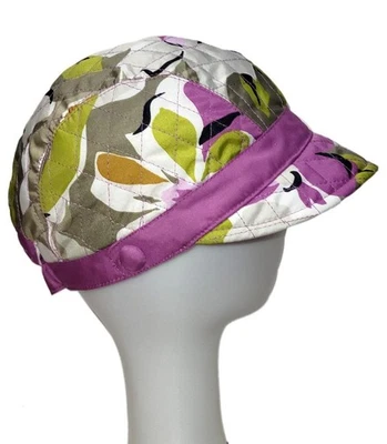 SOMBRERO VERA BRADLEY Mujer Talla Única NEWSGIRL Forrado de Vellón Portobello Road ¡Como Nuevo! Foto 1 de 4