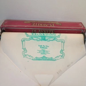 Rollos de piano Play-Rite 963-A Talk to the Animals interpretados por Walter Erickson - Imagen 1 de 5