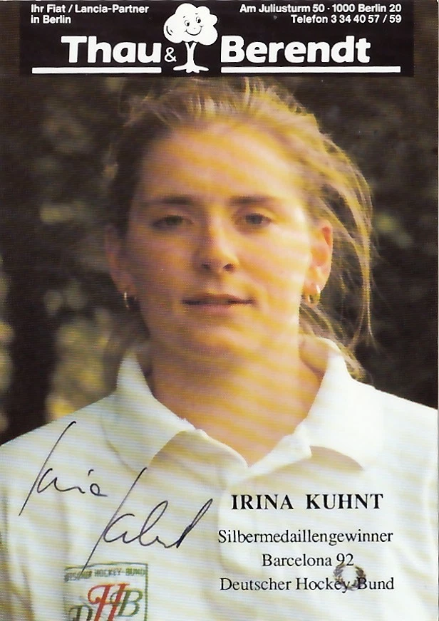 Irina Kuhnt: Olympia Silber 1992 Hockey GER - Bild 1 von 1