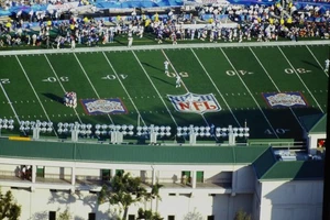Superbowl 27 Original 35mm Slide 1993 Dallas Cowboys VS Buffalo Bills Aerial  - Picture 1 of 2