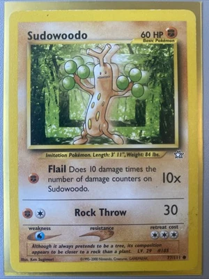 Sudowoodo #77 Pokemon Neo Genesis - Image 1 of 2
