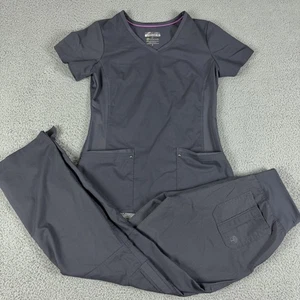 Healing Hands Purple Label Yoga Scrub Set Womens S Juliet Top Tori Cargo Pants - Picture 1 of 16