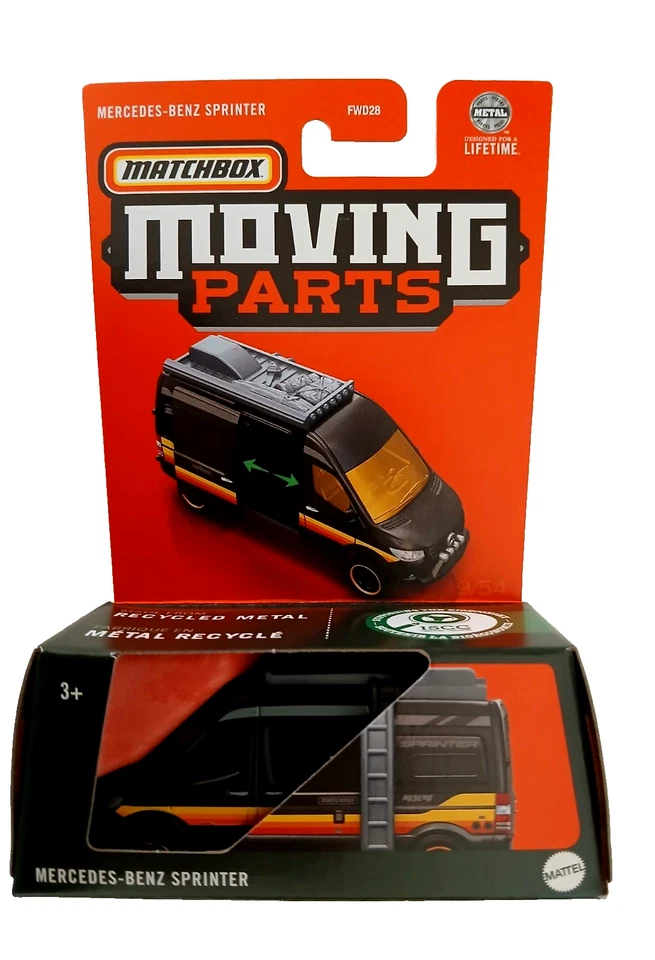 Matchbox Mercedes-Benz Sprinter FWD28 - Moving Parts - # DZ1 - Immagine 1 di 1