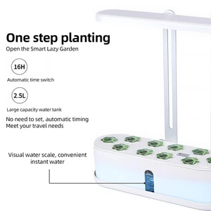 US Plug Indoor Garden Hydroponics Growing System Full Spectrum 2.5L Water T HEN - Picture 1 of 8