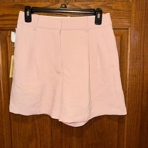 NWT Aritzia Wilfred Effortless 5" Shorts Size 6 poetic pink comfort flat front - Picture 1 of 5