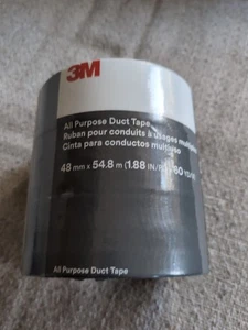 3M Duct Tape DT8, 3 Pack, Industrial Strength, Multi-Use, 3 Rolls, Black - Picture 1 of 3