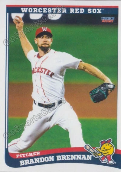 2021 Worcester Red Sox Brandon Brennan RC Rookie Boston - Image 1 of 1