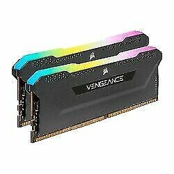 Corsair Vengeance RGB Pro SL 16GB (2x8GB) 3600MHZ DDR4 RAM Voltage: 1.35v Black