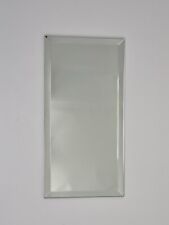 Silver Mirror Bevelled Tiles - 0.5m2 - 6mm Glass Bevel Edge Kitchen Bathroom