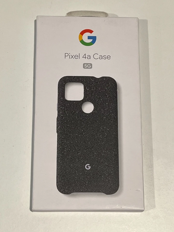 GENUINE Google Pixel 4a 5G Fabric Case GA02062 - Basically Black NEW SEALED - Image 1 of 2