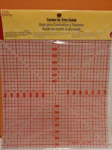 Dritz Guida Centro-Trim per Quilting Ricamo Cucito Applique Artigianato Nuovo con scatola - Foto 1 di 5