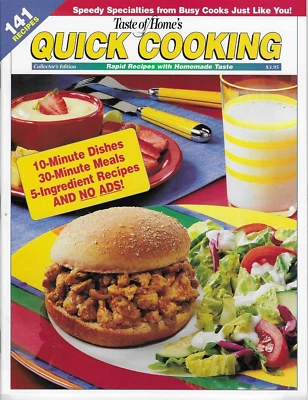 Taste of Home Quick Cooking Collector's Edition 1999 Rapid Recipes 10-30 Minute - Image 1 of 2