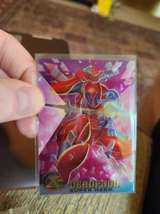 Deadpool 1995 Fleer Ultra X-Men Chromium Karte!  Tolle Holofoil!!  Deadpool 3! - Bild 1 von 5