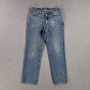 VINTAGE Edwin Japanese Jeans 33x29 Shortened Old School 90s Retro Stone Wash