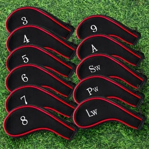 Golf Eisen Kopfbedeckungen Reißverschluss 11-teiliges Set 3-LW für LINKS- & RECHTSHÄNDERSCHLÄGER NEU - Bild 1 von 6