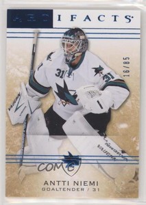 2014-15 Upper Deck Artifacts Legends Sapphire /85 Antti Niemi #103