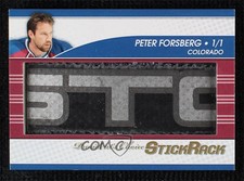 2016-17 President's Choice Stickrack 1/1 Peter Forsberg HOF