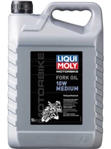Liqui Moly Full Synthetic Motorbike Fork Oil 10W Medium 5L (1606) - Picture 1 of 12