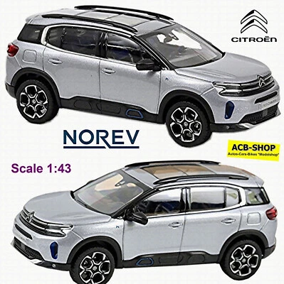 Citroën C5 Aircross Facelift 2022 Artense Grey grau metallic 1:43 Norev 155565 - Bild 1 von 2