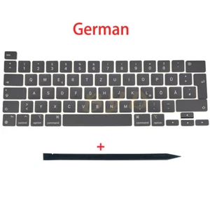 Laptop German Keycaps For Macbook Pro Retina 13" M1 A2338 Key Cap Keyboard 2020 - Picture 1 of 4