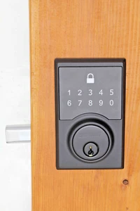 Panel táctil Defiant Deadbolt negro mate 1009623198 #8n9 - Imagen 1 de 4