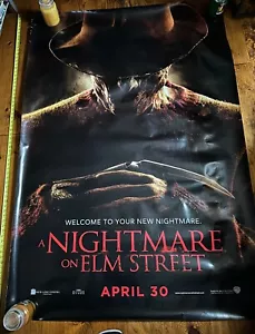 A Nightmare on Elm Street 2010 Freddy Krueger rara locandina film ENORME 48x72 - Foto 1 di 7