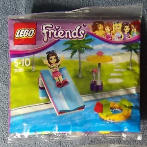 Lego - 30401 - Friends - Pool Foam Slide w/ Emma Mini Figure - NISB - Picture 1 of 2