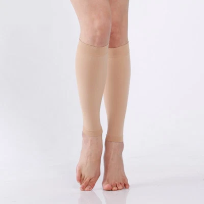 Calcetines de compresión manguera mujeres hombres sin pies para aliviar el dolor hinchazón fatiga edema Foto 1 de 4