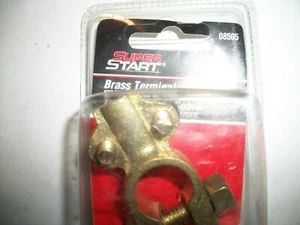 OZARK AUTOMOBILE DISTRIBUTORS SUPER START BRASS TERMINAL FOR POST, P/N 08505 NEW - Picture 1 of 3