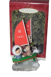 Hallmark 1997 Frosty Friends #18 en serie velero Ed Seale - Imagen 1 de 3