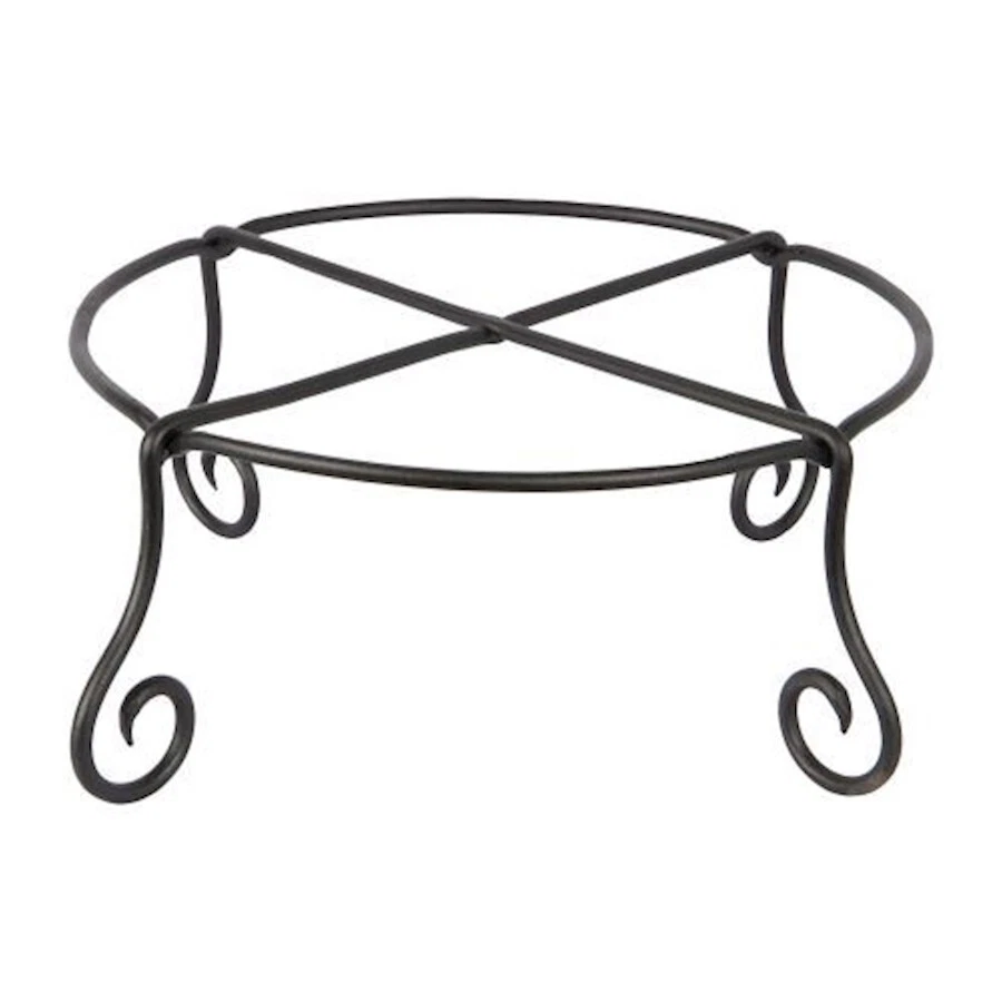 ACHLA 12" Piazza Plant Stand, Black Powdercoat - GBS-24 - Image 1 of 1