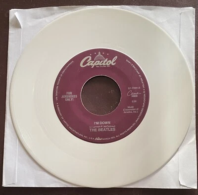 Beatles Help! I’m Down Capitol/Cema 17691 45rpm WHITE Vinyl (1994) Foto 1 de 4