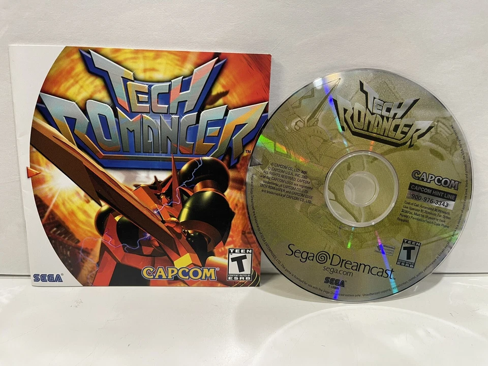 Tech Romancer (Sega Dreamcast, 2000) - Disc And Manual ONLY - Image 1 of 1