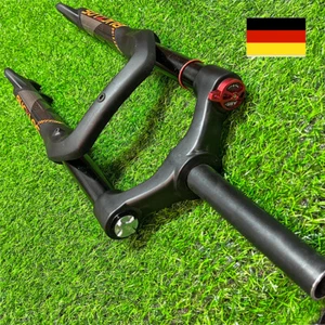 BUCKLOS 20*4.0" MTB Luftfederung Fat Fork Beach Snow Bike Gabeln 140mm Federweg - Bild 1 von 12