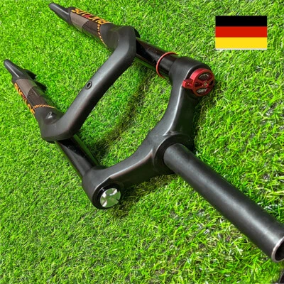 Bucklos 20*4.0" MTB Air Suspension Fat Fork Beach Snow Bike Forks 140mm Travel - Image 1 of 4