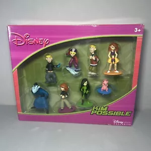 Disney Store Kim Posible Exclusivo Personaje Juego 8 Figuras Set 2004 Nuevo en Caja - Imagen 1 de 12